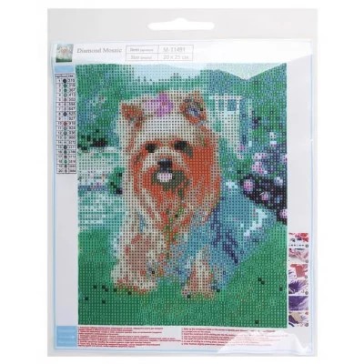 Алмазная мозаика ЙОРК, холст 25х30 см (размер выкладки 20х25 см), ОПП-упаковка M-11491