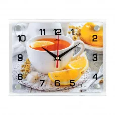 Часы настенные Чай с лимоном 2026-124
