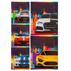 Тетрадь КЛЕТКА 48л. ЭКСТРЕМАЛЬНЫЙ ТЮНИНГ (48-6081) цвет. мелов. обл. 48-6081