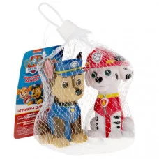 Игрушка для ванны "Щенячий Патруль, Маршал и Чейз" 10 см, 2шт, сетка (10216170/140721/0209177/4,Китай ) LXMAR-CHASE-DOGP