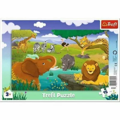 Пазл "Саванна" 15 элементов в коробке 31357