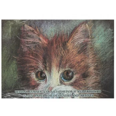 Бумага тонированная А4 10л блок/черный 200г/м2 ЛИЛИЯ ХОЛДИНГ БТВ/А4