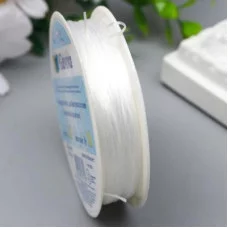 Спандекс для бисера без оплетки "Gamma" d 1 мм  10 х18 м ± 0.9 м №18 белый 7337242