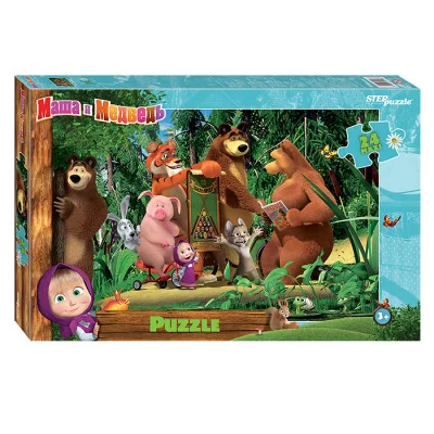 Пазлы maxi 24 "Маша и Медведь" (Анимакорд) 90048