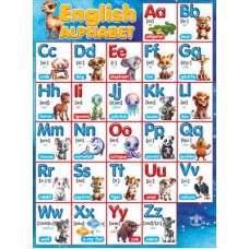 Плакат English alphabet Горчаков 460228994130001589