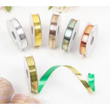 Лента упаковочная 1,2 см х 5 м, цвета МИКС 2952005