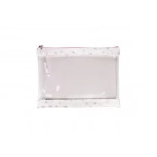 Папка для тетрадей на молнии сверху А4+А5 БЕЛАЯ (ПТ-5900) ПВХ ПТ-5900