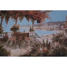 Картина по номерам на холсте 50х40 "Средиземноморский пейзаж" Знайленд КН50401709