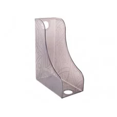 Лоток вертикальный для папок тонированный серый СТАММ ЛТ371