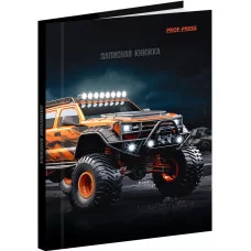 ЗАПИСНАЯ КНИЖКА А7 64л. БОЛЬШИЕ КОЛЁСА 64-1682 переплет 7БЦ,