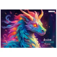 Альбом для рисования А4 40л "Дракон" КанцЭксмо А402499