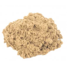 Песок для лепки кинетический BRAUBERG KIDS, песочный, 500 г, 2 формочки, ведерко, 665094