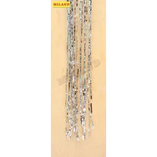 Новогоднее украшение дождик серебряный "Мерцающие огни" НУ-6495