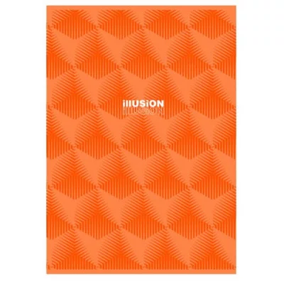 Тетрадь 48л., А4, клетка BG "Illusion", матовая ламинация 327930