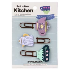 Набор закладок-скрепок Чаепитие,3 шт ЗК-6317 466-5-307-36317-1