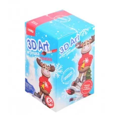 3D Art игрушка-раскраска "Веселый олень" Ир-021