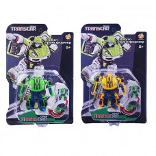 Transcar mini робот-трансформер, 8 см, блистер (в асс. 2 вида, желтый и зеленый) Т24049