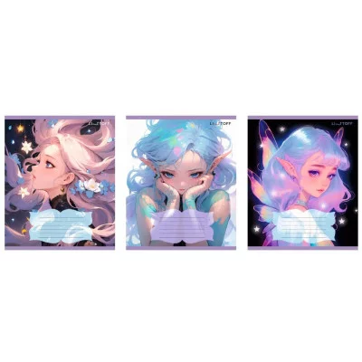 Тетрадь А5 24л "Волшебные девочки" КанцЭксмо ТК249261