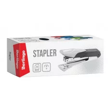 Степлер №10 Berlingo "Power TX" до 20л., металлический корпус, синий 305195