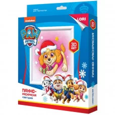 3D Art панно-раскраска новогодняя "Скай" Щенячий патруль Ипс-006