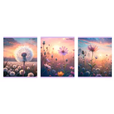 Тетрадь А5 96л "Цветочное поле " КанцЭксмо ТКФ969280