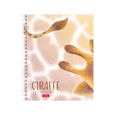 Тетрадь 48л А5ф клетка 65г/кв.м на гребне мат.ламин. 4 диз.в блоке серия -Хвостики и ушки- 080178