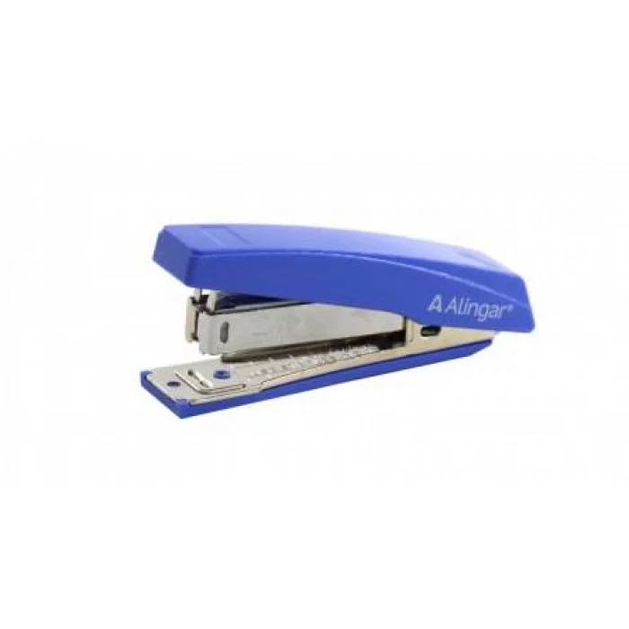 Степлер №10 Alingar,  на 10 л., корпус пластиковый, синий AL5998