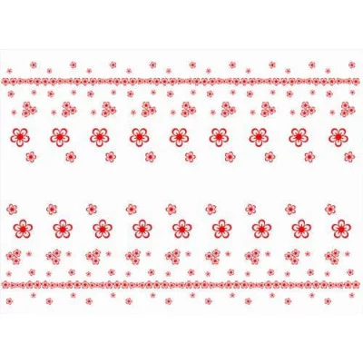 Скатерть одноразовая п/э"Цветы полевые" 6426