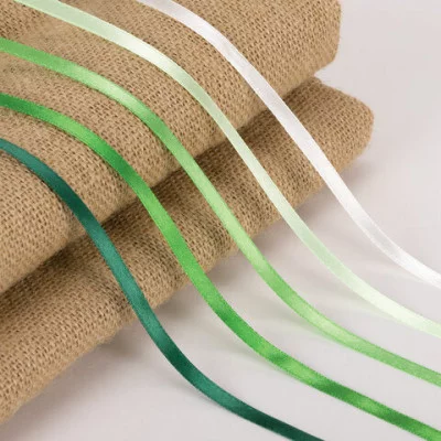 Лента атласная ширина 6 мм, ЗЕЛЕНЫЙ СПЕКТР 1шт по 23 м, BRAUBERG, 591493