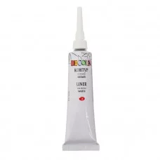 Контур по ткани акрил 18мл ЗХК Decola 5403104 Белый 5403104 7392998
