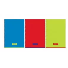 Тетрадь 120л., А4, клетка, на гребне BG "Copybook", глянцевая ламинация  358323