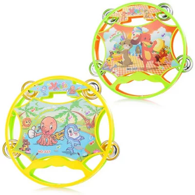 Бубен "Музыкальные друзья" в пакете (10702070/130323/3102981, Китай ) 337E