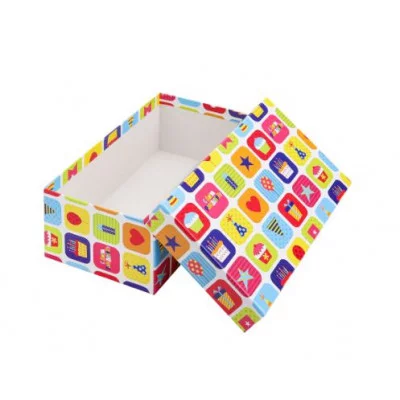 Коробка прямоугольная подарочная Вечеринка 23,5 х 15,5 х 10 см РазборКОР-4527