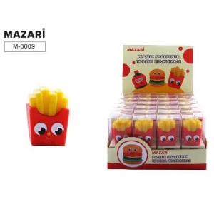 Точилка пластиковая FRIES, 1 отверстие для заточки, 1 дизайн, ПВХ-упаковка M-3009