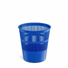 Корзина для бумаг сетчатая пластиковая ErichKrause Classic, 9л, синий 55912