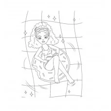 МОЯ РАСКРАСКА А4 чёрная. КЛАССНЫЕ ДЕВЧОНКИ 978-5-378-30154-6