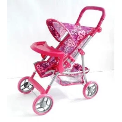 Коляска для кукол (сидячая со столиком) в коробке 9366-T