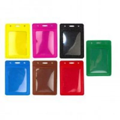 Бейдж вертикальный Alingar 6 8 см * 11 см ПВХ окошко цвет ассорти 1шт AL6840