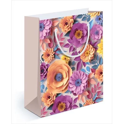 Пакет подарочный (S) цветы ручной работы Хорошо 15.11.01323