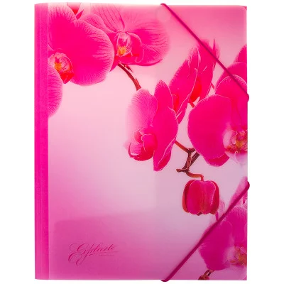 Папка А4 на резинках Romantique Розовый Erich Krause 33624