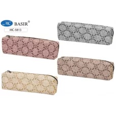 Пенал-косметичка: материал ПВХ, цветной с рисунком /ассорти/, размер 19,5*6*3 см. МС-5813