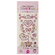 Наклейки-стразы Alingar, акриловые, пакет с европодвесом, "Бабочка" AL9580