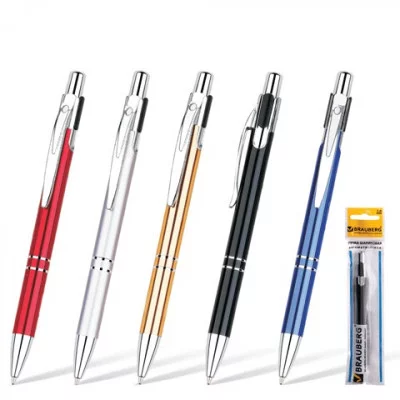 Ручка шариковая BRAUBERG бизнес-класса на подвесе 141438