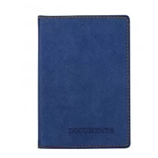 Обложка для автодокументов OfficeSpace "Denim", экокожа, синий 358401