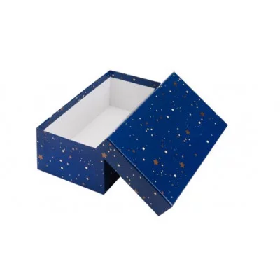 Коробка прямоугольная подарочная 1 шт Звездная ночь 17 х 11 х 6 см РазборПП-4515