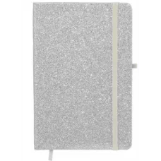 Ежедневник-блокнот: на резинке, твёрдая обложка-алмазная крошка, цветная ассорти МС-6247