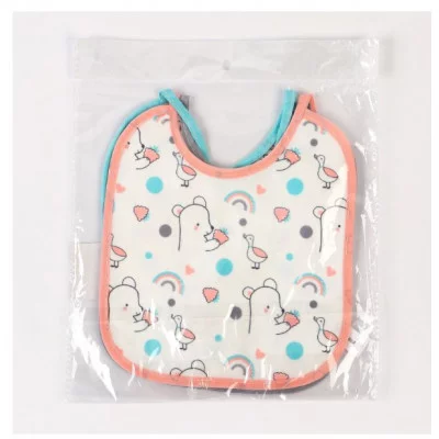 Нагрудник детский Крошка Я, 17х20 см цвет МИКС 9891222