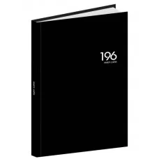 Книга учёта 196л. ЧЁРНЫЙ ЦВЕТ - 1 клетка 196-9294 переплёт 7БЦ глянц.ламин.блок-офсет 200х298