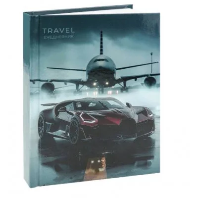 ЕЖЕДНЕВНИК А6, 176л. АВТО НА ВЗЛЁТНОЙ ПОЛОСЕ (176-0370) 7БЦ, глянц.ламинация, датированный 176-0370