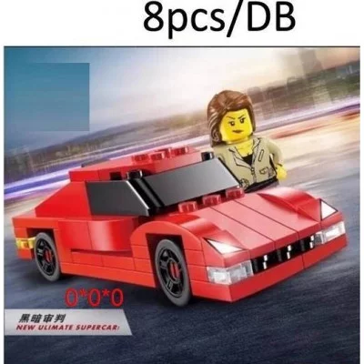 Конструктор "Машинка"80 дет.в коробке